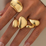 Anillos Irregulares de Metal