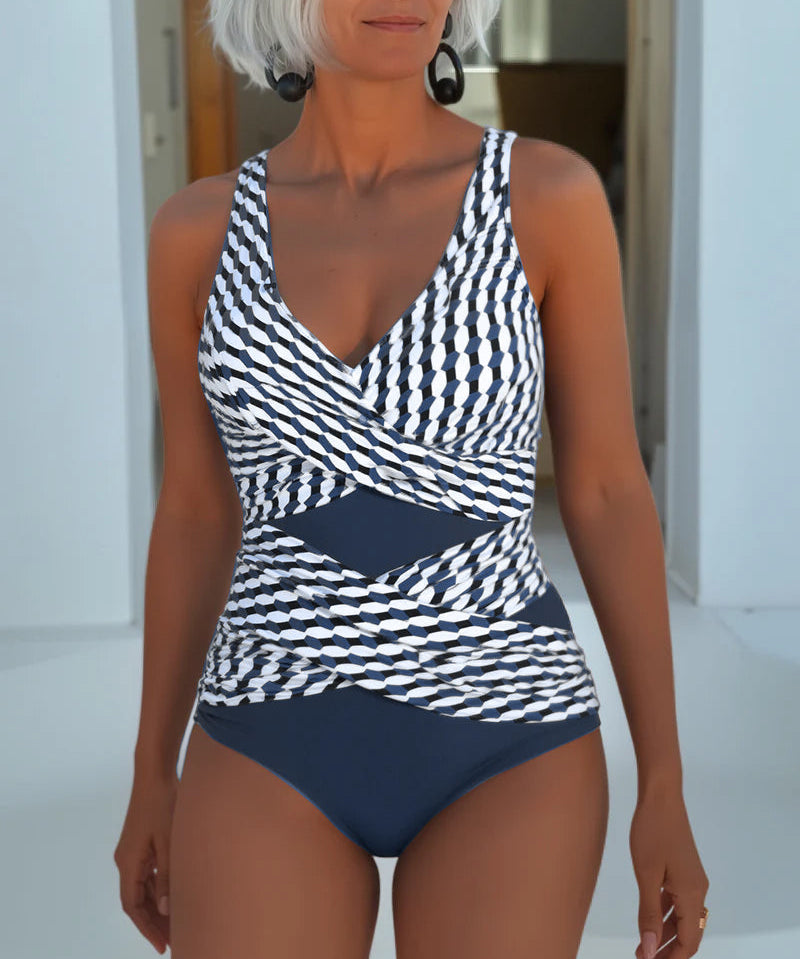 Ashley™ | Traje de baño con diseño cruzado para estilo casual de resort