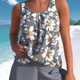 Helena™ | Conjunto de tankini floral elegante para mujer