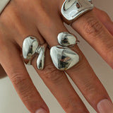 Anillos Irregulares de Metal