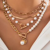 Collar de Perlas en Capas