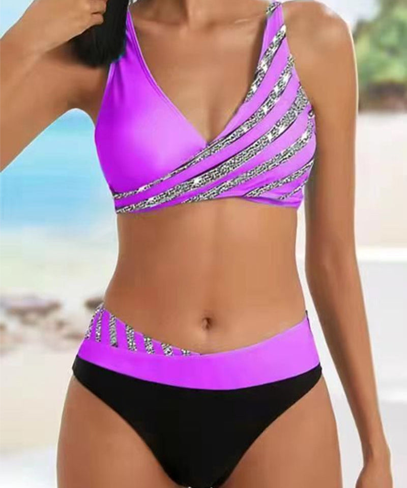 Candela™ | Bikini impreso en tonos cálidos