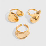 Anillos Irregulares de Metal
