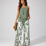 Petronila™ | Conjunto Blusa y Pantalón Elegante